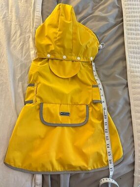 Wilderdog Yellow Waterproof Dog Raincoat with Hood